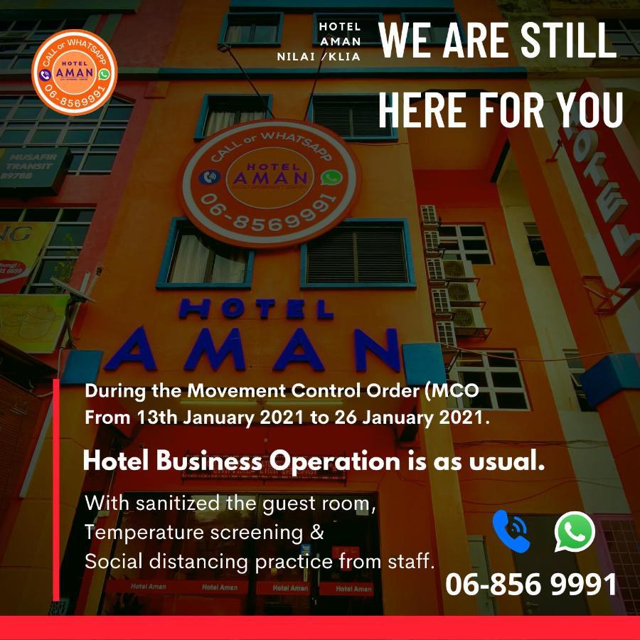 Hotel Aman- Nilai & Klia Dış mekan fotoğraf